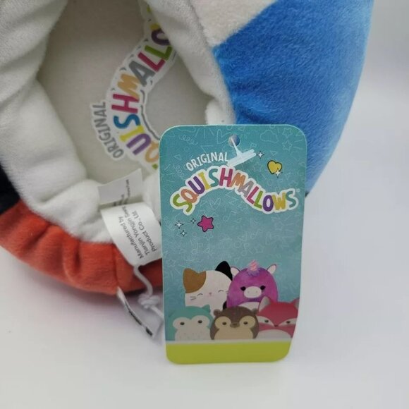 NWT Squishmallows Kids Slippers Toy Soldier Baron the  Bear - Picture 3 of 4